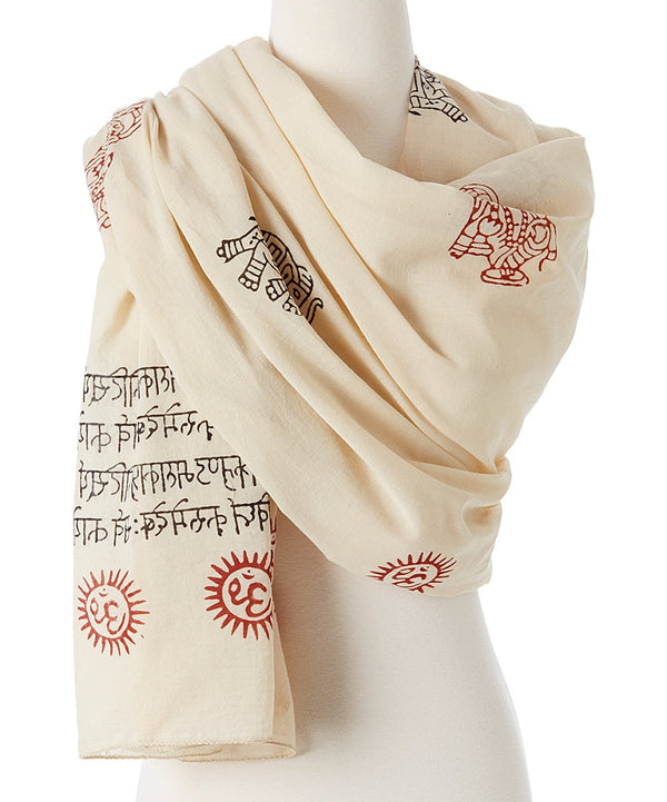 Ganesh Mantra Shawl